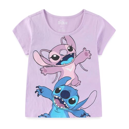 Disney Lilo & Stitch Girls 3 Pack Short Sleeve T-Shirt for Big Kids4