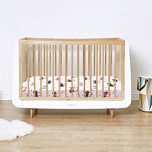 Image of Cloele Fitted Crib Sheet,Car Baby Nursery Sheet,52x28in