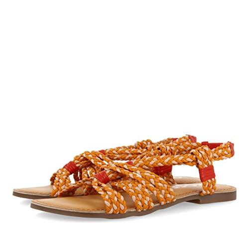 Sandales plates à tresse chaussure été noire et blanche Matupa