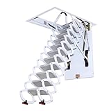 Escalera Plegable Manual for ático, diseño en Forma de S, for Acceso al ático.(70 * 120cm)