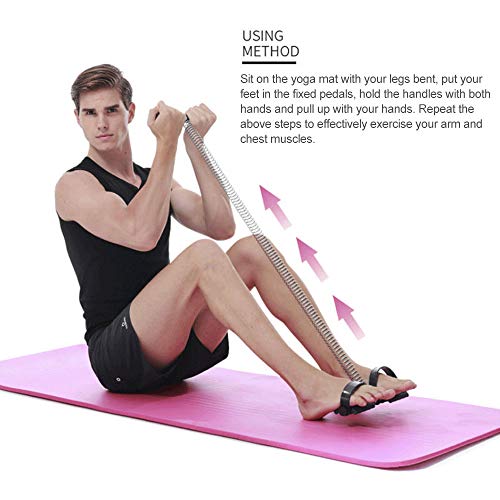 Pedal tensor elástico Fanshou, levanta e puxa pedal, exercitador de perna abdominal, dispositivo de