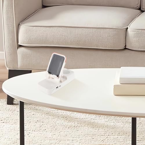 Base plegable para teléfono celular que elimina cables con su altavoz 6