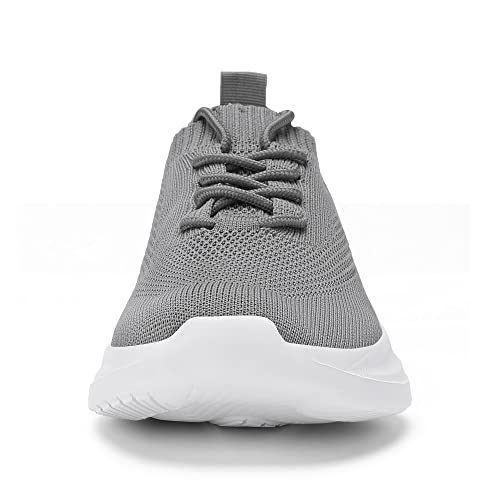 Image of Casbeam Mens Running Shoes Comfortable Lightweight Breathable Walking Shoes Lace-up Shoes Mesh Workout Casual Sports Shoes