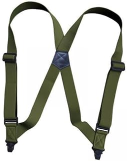 bnf 4xSuspenders for Men Adjustable Pants Durable Utility for Wedding Green-picture-11