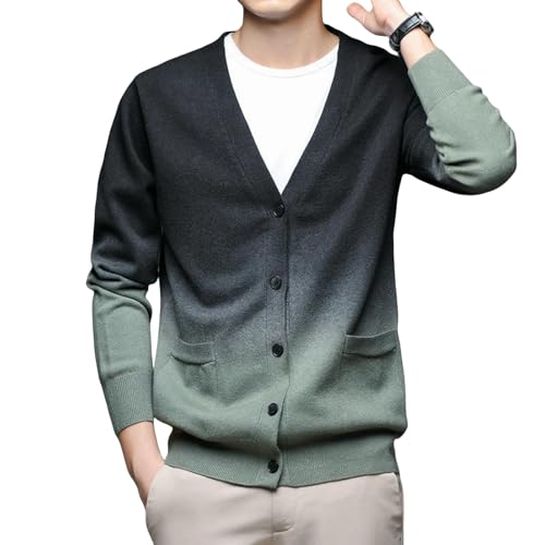 Cardigan en tricot pour homme idéal pour le bureau et sorties