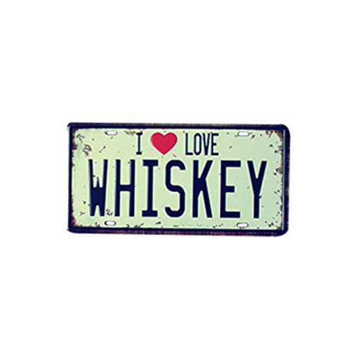 Image of Zesta Bathroom Decor Items Washroom Decor Tin Sign | Aesthetic Posters Wall Poster for Bedroom | Magnetic Cafe Decoration Items /Restaurant Decorations Items | Quirky Home Decor Bar Accent - whiskey