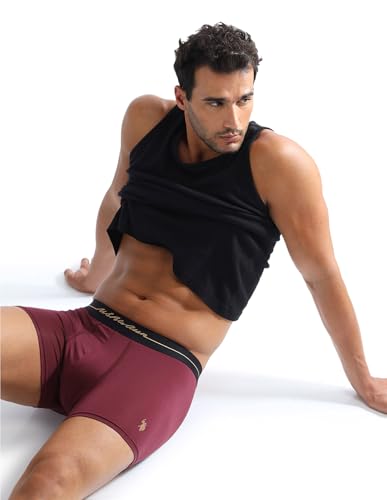 Image of U.S. Polo ASSN. Men PT004 4 Way Stretch Premium Lyocell Sustainable Underwear Trunks -Pack of 1