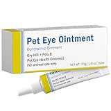 Besgiful Pet Eye Health Cream for Cats, Dogs, Cattle, Sheep, Horses, Birds, 1/8 oz / 3.5gr, 1 Tube for All Pets