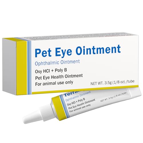 Besgiful Pet Eye Health Cream for Cats, Dogs, Cattle, Sheep, Horses, Birds, 1/8 oz / 3.5gr, 1 Tube for All Pets