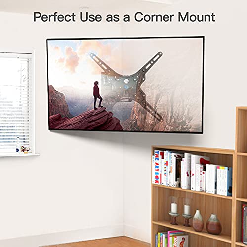 Full Motion Tv Wall Mount Brackets For Most 26-55 Inch Led Lcd Flat Curved Screen Monitors Tvs, Single Articulating Arm Tv Mount Swivel Tilt Extension, Max Vesa 400X400Mm Up To 88Lbs By Pipishell #TOP1