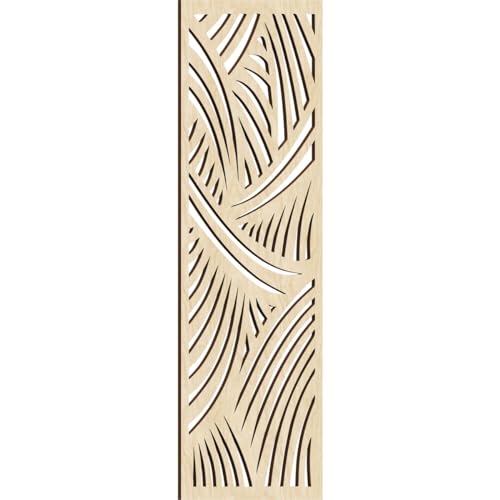 Image of 15 3 /8 inchW x 39 3 /8 inchH x 1 /4 inchT Chester Decorative Fretwork Wood Wall Panels, Birch