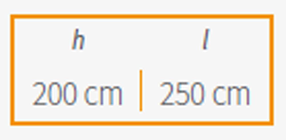 Linea Garden Friend T1372011/B - Tenda da Sole Barra Quadra, Riga Gialla, 250 x 200 cm