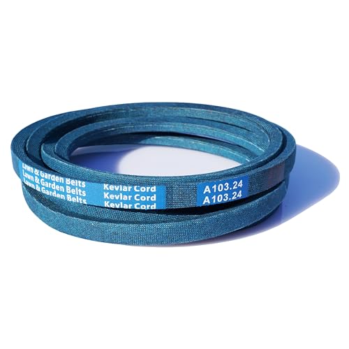 Hzoziza A103.24 - Tractor cortacésped de 46 pulgadas con cable de Kevlar, sustituye a MTD 954-04219 754-04219, se adapta a Cub Cadet Craftsman MTD Troy-Bilt White Outdoor Yard-Man Tractores de césped
