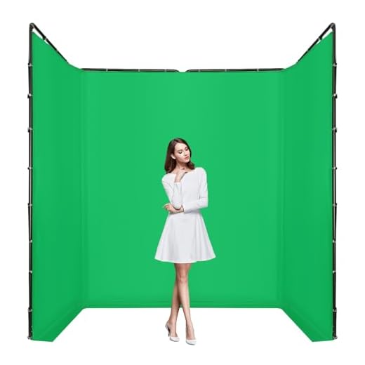 Large Green Screen Backdrop Kit with Stand