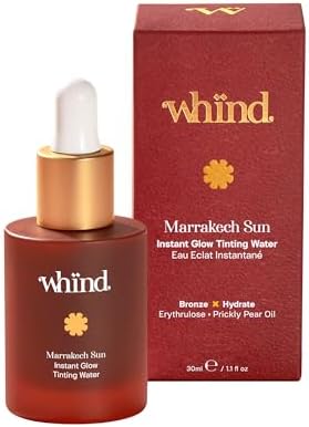 WHIND Marrakech Sun Tinting Water โ Lightweight Self-Tanning Drops with Hyaluronic Acid & Glycerin for a Buildable Natural Glow โ 30ml