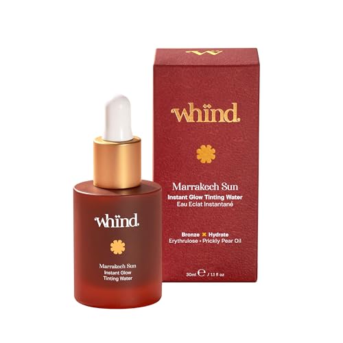Gouttes autobronzantes whind Marrakech Sun au sérum d'acide hyaluronique pour un bronzage visage