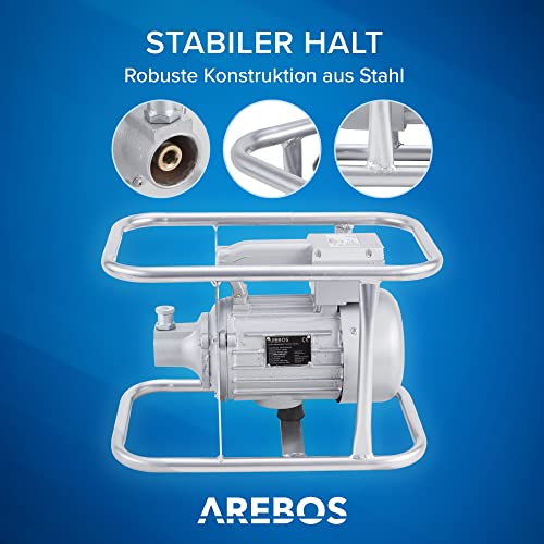 Betonrüttler Arebos 1500 W Innenrüttler Handrüttler