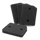 LOMUG 4 Pcs Filter Suitable for Miele T1 9164761 Dryer, Replacement Filter for Heat Pump Dryer, Fine / Coarse 207 x 157 x 30 mm Tumble Dryer Base Filter Sponge Filter Mat