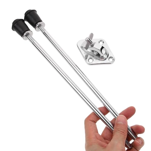 Kisangel Drum Stand Hardware 3Pcs Metal Bracket Set with Base and Straight Legs for Percussion Instruments Drum Kit Accessory Suitable for Performance and Display miniatura 7