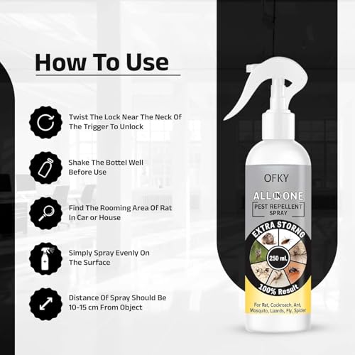 Image of Aifanciey Natural All-in-One Insect Spray | Herbal Indoor Bug Control | Bedbugs, Ants, Mosquitoes, Cockroach, Rat, Lizard, Bedbugs, Spider | Snake & Roaches Treatment | Safe for Home Use