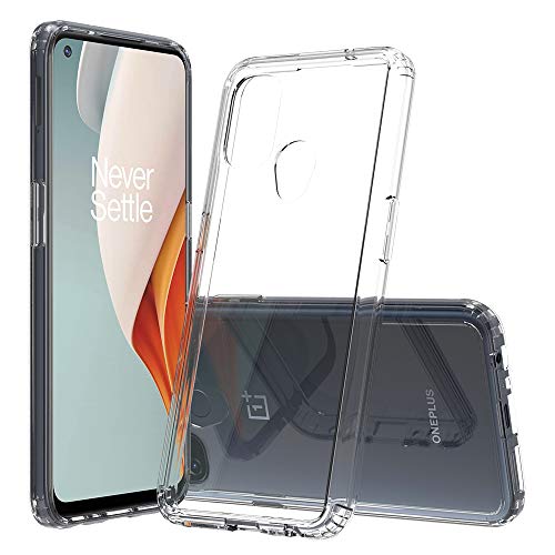 Sucnakp OnePlus Nord N100 Case One Plus Nord N100 Case 1+ Nord N100 Case Premium Clear Back Panel + TPU Bumper Cover for OnePlus Nord N100ï¼ˆYKL Clearï¼‰