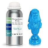 3D Printer Resin, SUNLU 3D Rapid Resin LCD UV-Curing Resin 405nm Standard Photopolymer Resin for LCD...