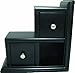 Victor Midnight Collection Reversible Book End, Black (VCT89015)