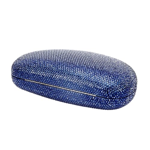 Image of UMREN Women Sparkly Rhinestone Evening Bag Crystal Clutch Purses Glitter Shell Shaped Handbag Wedding Prom Shoulder Bag