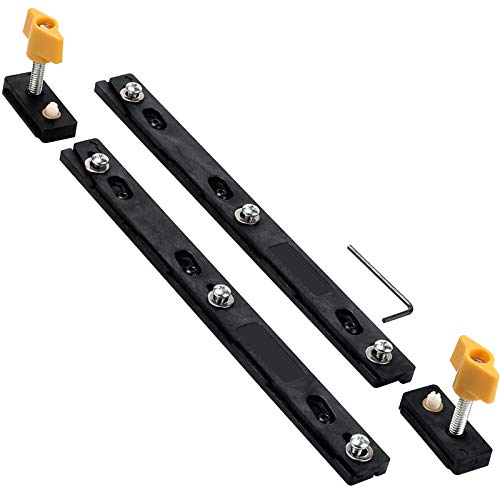 Table Saw Sled, Table Saw Accessories, Dovetail Jig, Miter Bar Track, Adjustable Miter Bar, Miter Gauge, T-track Woodworking(2 Pack)
