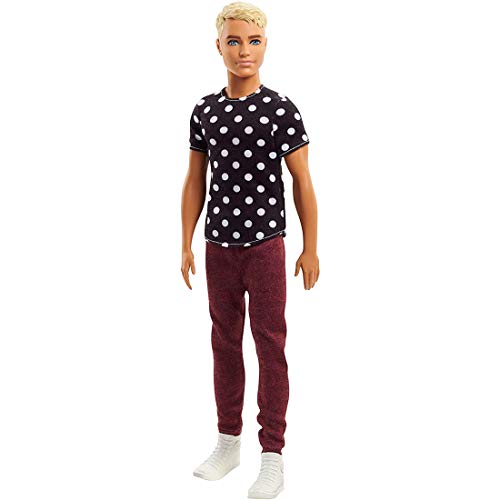 Muñeco Barbie Ken Fashionistas 14 Pulgadas Blanco y Negro miniatura 1