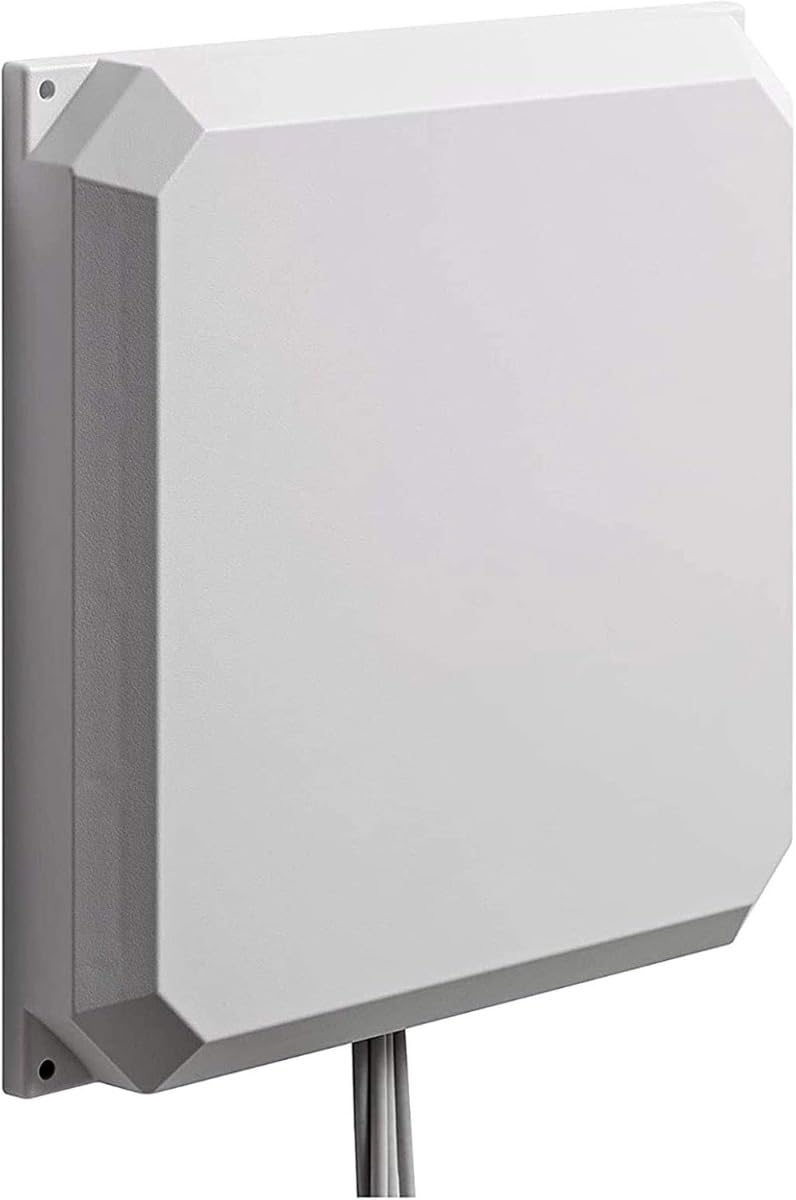 Antenne à Plaque Wi-FI directionnelle bibande Cisco Aironet, 6 dBi (2,4 GHz)/6 dBi (5 GHz), 4 Ports, Montage Mural, Auto-Identification, Garantie limitée d'un an sur Le matériel (AIR-ANT2566P4W-RS=)