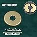 2 Pcs Wall Split Flange Self-Adhesive tape Round Escutcheon Various pipes Plate Cover for Water Pipe Faucet Decoration Accessories (10mm/0.39in)