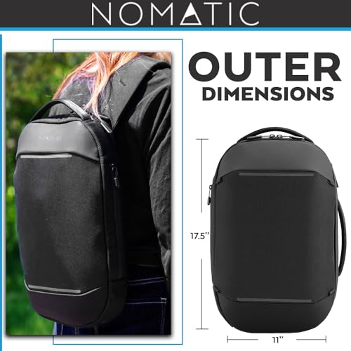 NOMATIC Navigator 10L Sling Bag - Slim & Lightweight Crossbody Bag, Fanny-Pack - Water Resistant Everyday Bag (Black)