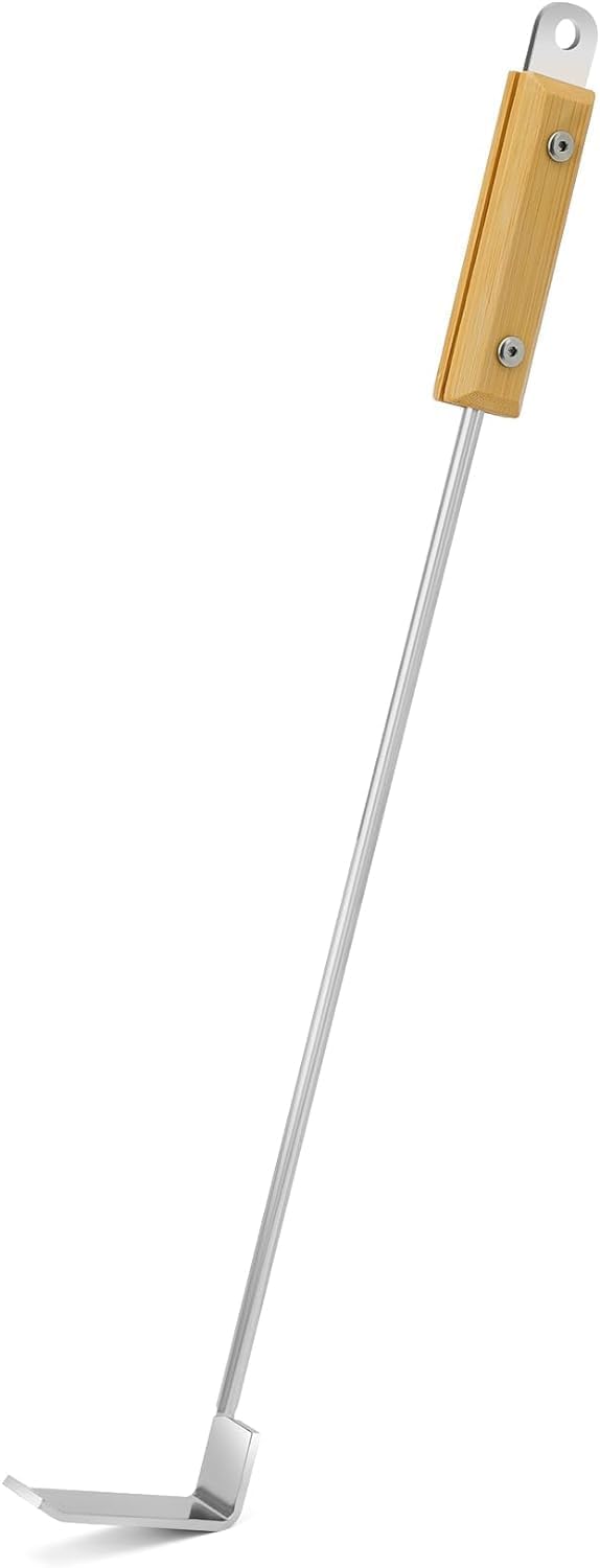 Ash Tool Fits for Fireplace and Kamado/Ceramic Grill, Compatible for Big Green Egg, Kamado Joe,Pit Boss,Louisiana,Grill Dome,Vision Grills,Char-Griller etc