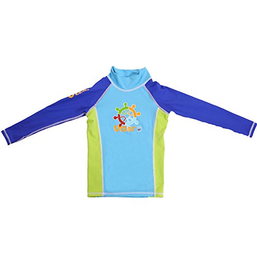 UTTER Boys Swimwear UPF50+ Long Sleeve Sun Suit UV Swimwear Rash Guard Swimsuit 12-24M