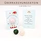 Milaboo® Wichtelstein als Geschenk und Wichtel Zubehör Weihnachten – Magischer Glücksstein als Geschenk für Kinder, handverlesener Stein (2-3 cm) mit liebevoll gestalteter Karte (Wichtelstein)