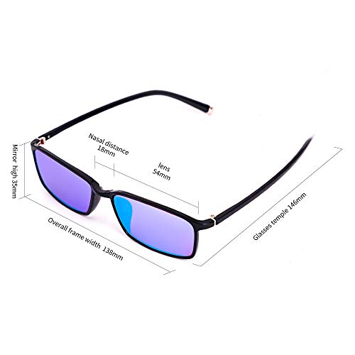 Ziizz 023-695-373 Color Blind Glasses - Multi-Coated Blue Lens Red/Green Color Blind Glasses Suitable thumb #6