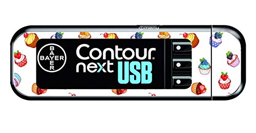 Bayer Contour Next USB Vinyl Sticker (Cupcakes)