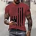 MTIZJDYX Fourth of July Shirts for Men American Flag USA Patriotic T-Shirts Memorial Day Apparel Red White and Blue T Shirt Graphic Tees