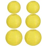 FRCOLOR 手作り丸型吊り提灯セット 8/10折り畳み式ペーパーランタン スチールフレーム付 インテリア装飾 祭り 結婚式 パーティー用