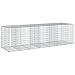 RCODSSK Galvanized Iron Gabion Basket 137.8x39.4x39.4 Inches for Stone Walls Industrial Style Landscaping Heavy Duty Large for Outdoor Projects