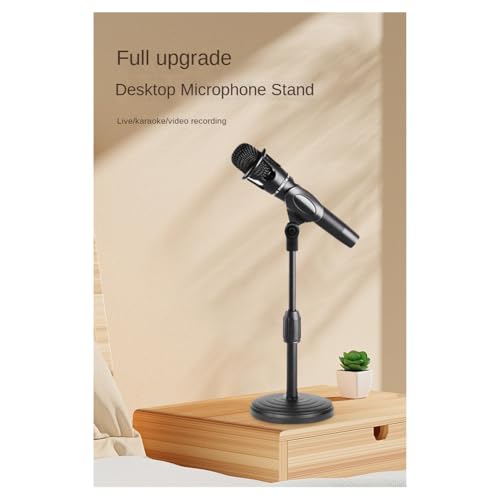 Support de microphone de table rétractable avec pince et socle disque pour streaming (Ensemble de 5) - 5