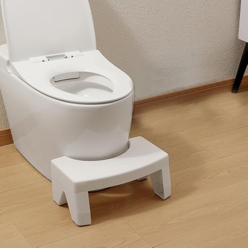 Image of Stepstools Toilet Foot Step Stool Non Slip Removable Heavy Duty Portable Toilet Riser with Non Skid Base for Bathroom and Kitchen Step Stool