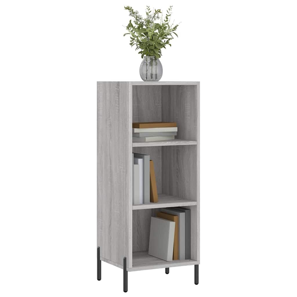 Aparador Sonoma gris 34,5 x 32,5 x 90 cm armario de madera