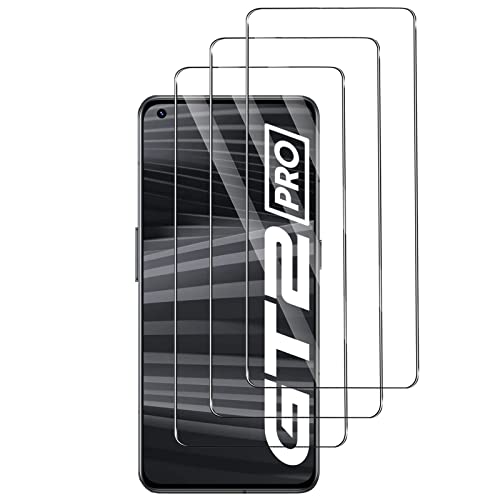 Widrt 3 Pack, Cristal Templado Protector Pantalla para Realme GT 2 PRO 5G Antiarañazos, Antihuellas, Sin Burbujas, Dureza 9H, Vidrio Templado Ultra Resistente HD Protector Pantalla