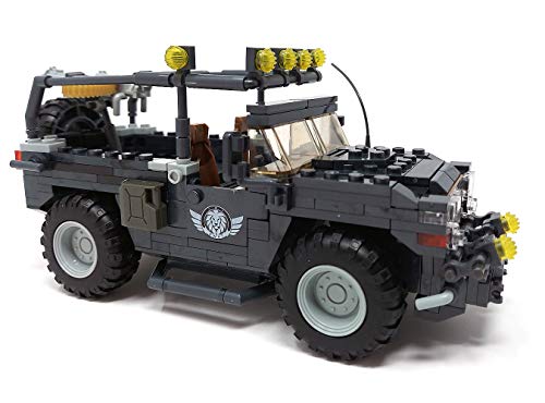 Preisvergleich Produktbild Brigamo Bausteine Auto SWAT Hummer Polizeiauto, 632 Klemmbausteine