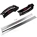 2Pcs Outer Rocker Panels + 2Pcs Cab Corners Protector Replacement For Chevy Silverado GMC Sierra 4 Door Extended Cab 1999-2007