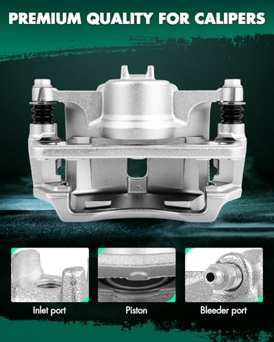 Image of SCITOO 19B2659 19B2658 Front Left & Right Disc Brake Calipers w /Bracket