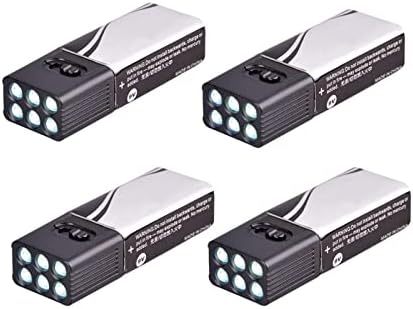 Lixada LED Handheld Flashlight Super Bright Mini LED Handheld Flashlight Pokect Battery Light Torch for Outdoor Camping, Hiking, Hunting, Fishing (Black-4pcs)