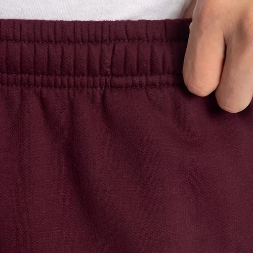 Image of Fruit of the Loom Eversoft Fleece Elastic Bottom Sweatpants with Pockets, Relaxed Fit, Moisture Wicking, Breathable